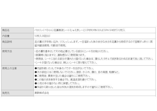樹液シート詳細